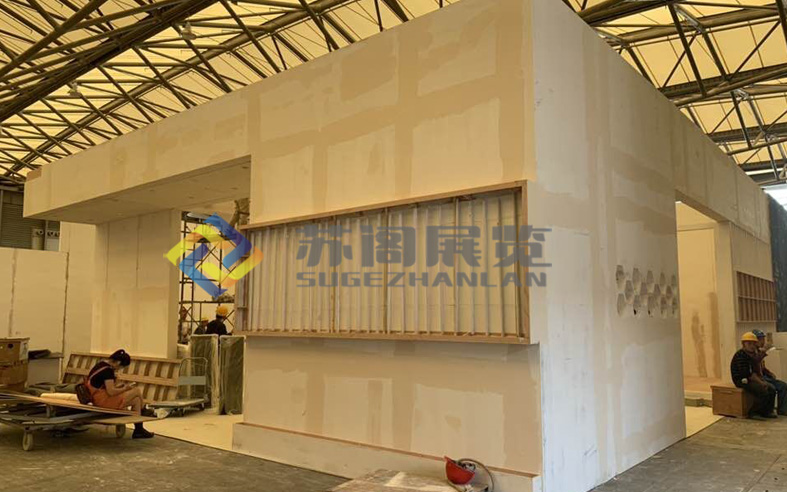 上海衛(wèi)浴展搭建現(xiàn)場(chǎng)