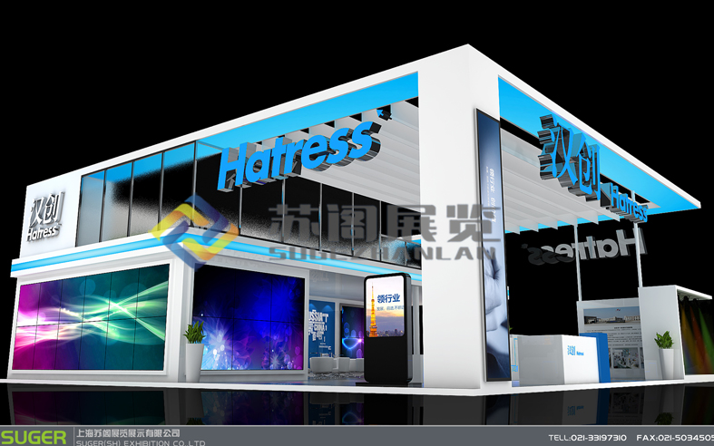 雙層展臺設(shè)計搭建